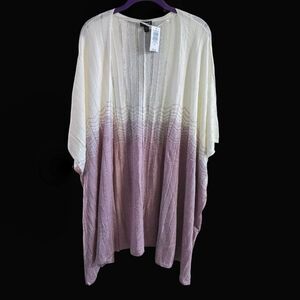 Torrid Ombre Sweater - Cream and Purple